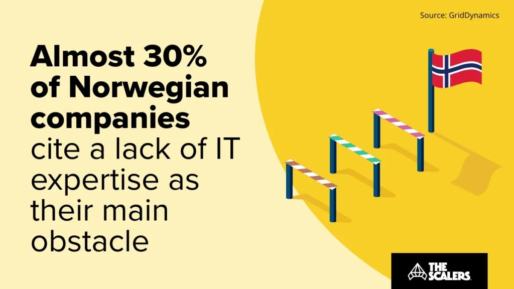 Norwegian companies cite a lack of IT expertise