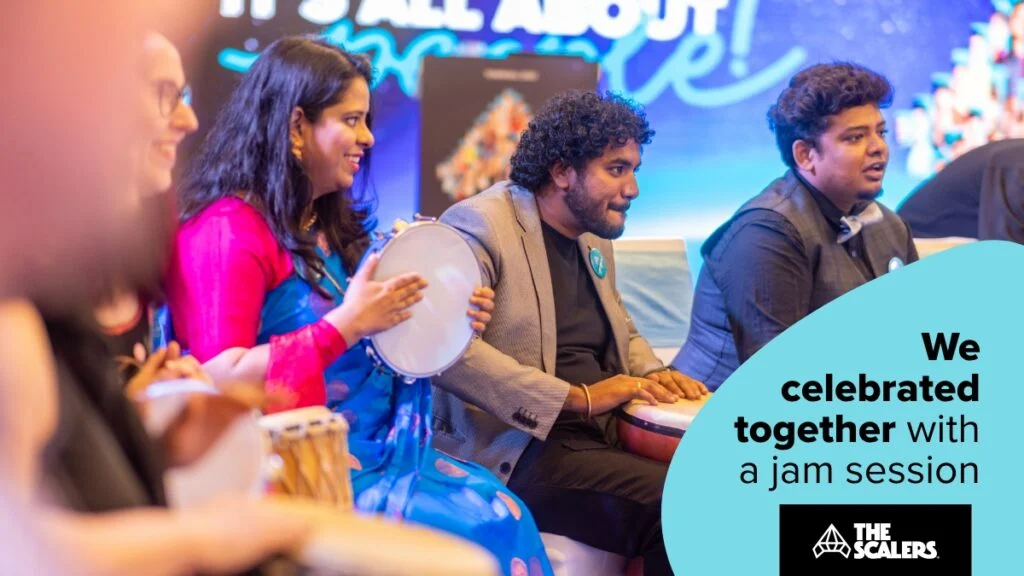 Celebrated together with jam session