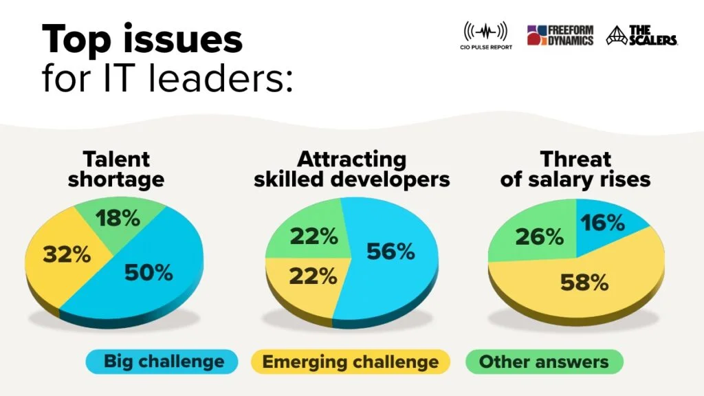 Top issues for IT leaders software skills shortage