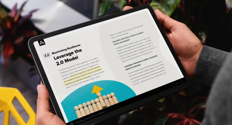 Offshore eBook tablet view