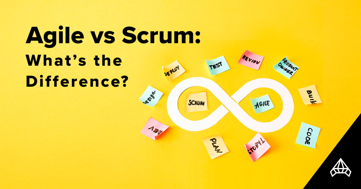 difference between agile and scrum