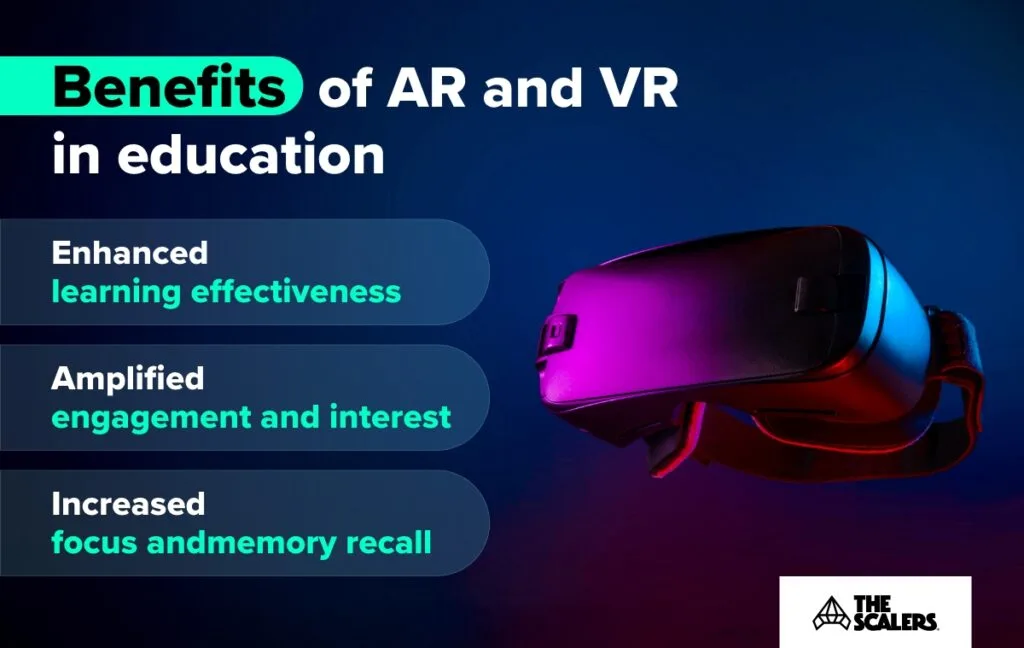 benefits of ar and vr in education