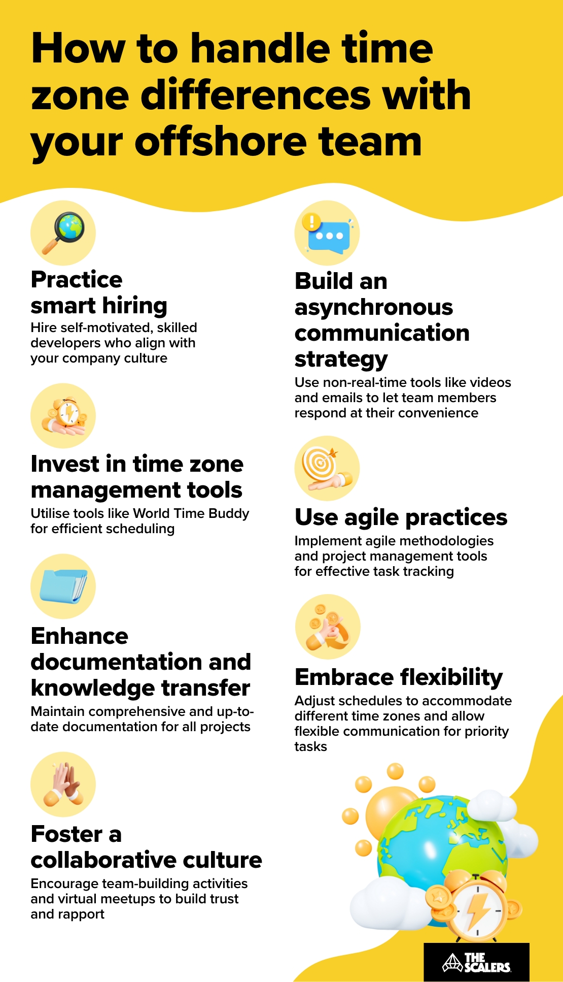 7 Ways to Handle Time Zone Differences When Offshoring