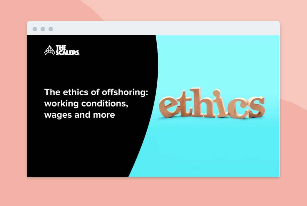 Ethics of offshoring