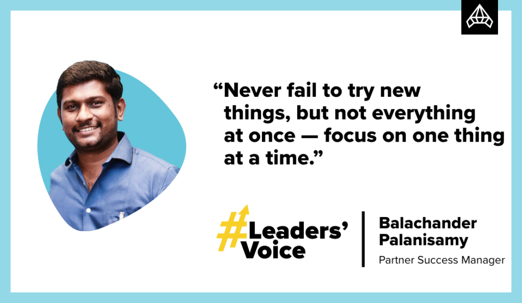 Balanchander Palanisamy Partner Success Manager