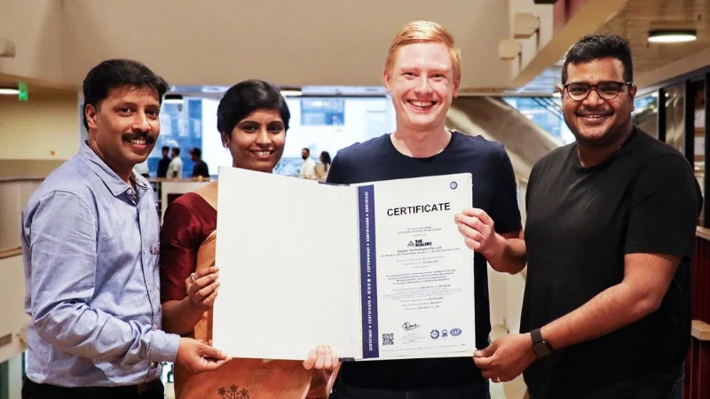 ISO 9001 certified