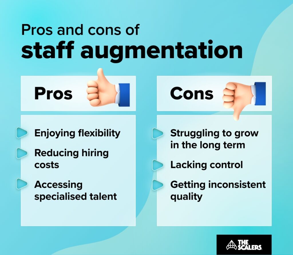 Pros and cons of staff augmentation