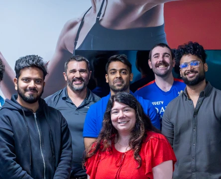 group photo of the team