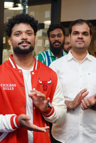 people clapping indoors