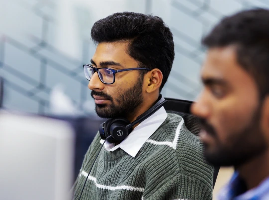 People working together in an office